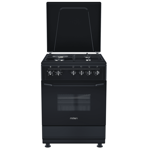 Oven Millen FT6313MBZB, 3 Gas, Black