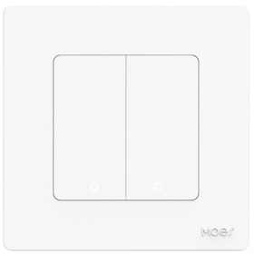 ჭკვიანი ჩამრთველი Moes ZS-SR-EU2-WH-MS, Smart Light Switch, White