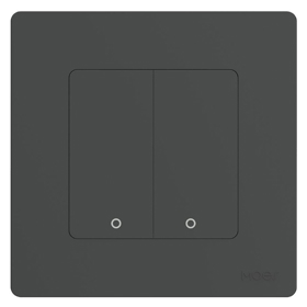 ჭკვიანი ჩამრთველი Moes ZS-SR-EU2-GY-MS, Smart Light Switch, Grey