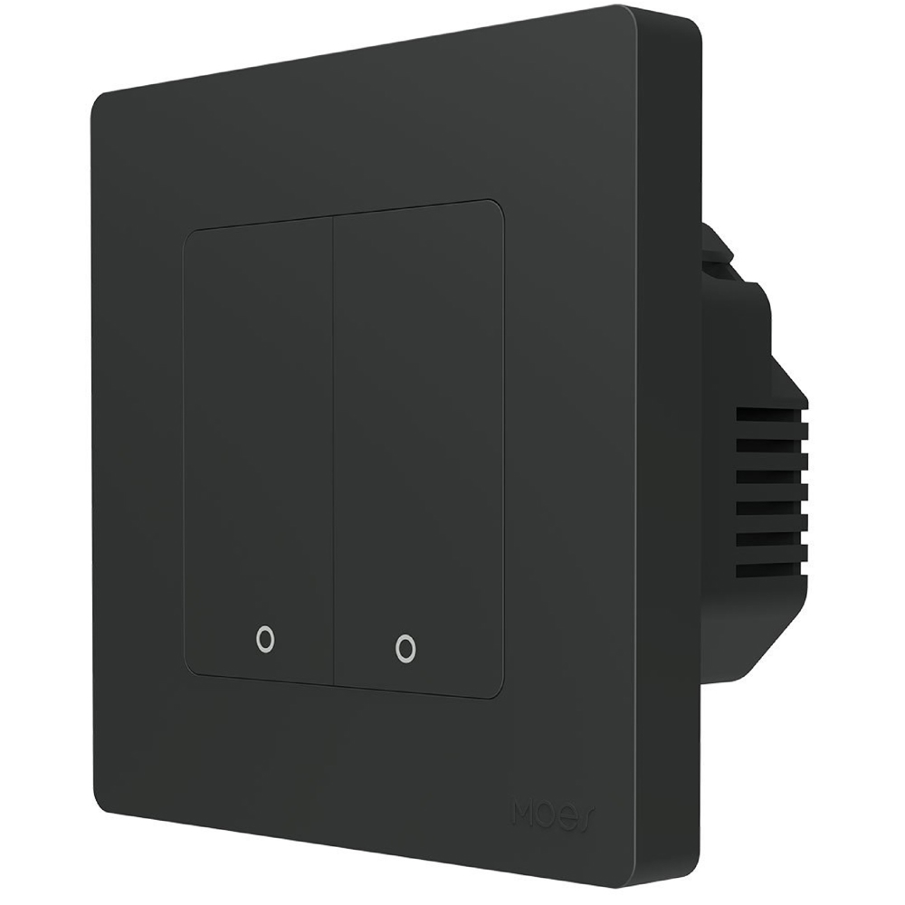 Smart Light Switch Moes ZS-SR-EU2-GY-MS, Grey