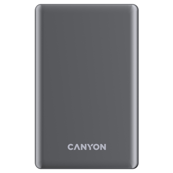 Power Bank Canyon CNS-CPB510DG, 10000mAh, USB-C, Grey