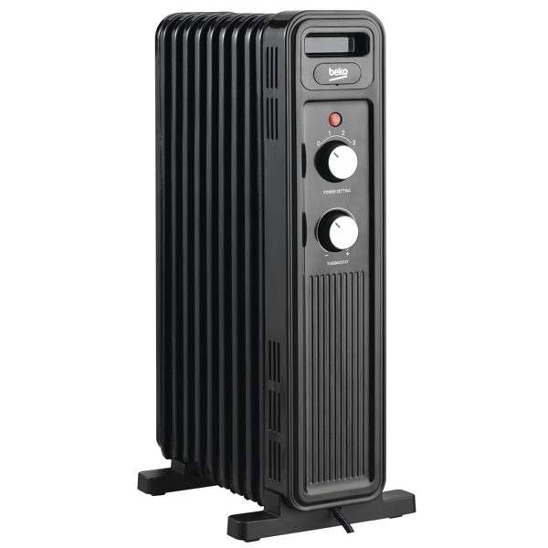 ზეთის რადიატორი Beko RHO6320B, 2000W, 20m², Oil Radiator, Black