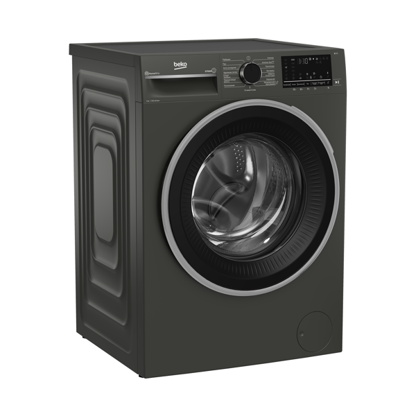 სარეცხი მანქანა Beko B3WFR572AB b300, 7Kg, A, 14200Rpm, Washing Machine, Black