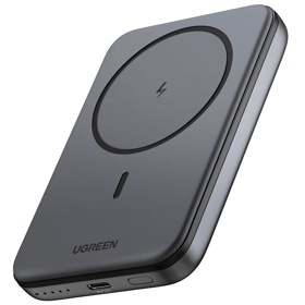 პორტატული დამტენი UGREEN PB561 (25919), 10000mAh, Type-C, Magnetic Power Bank, Grey