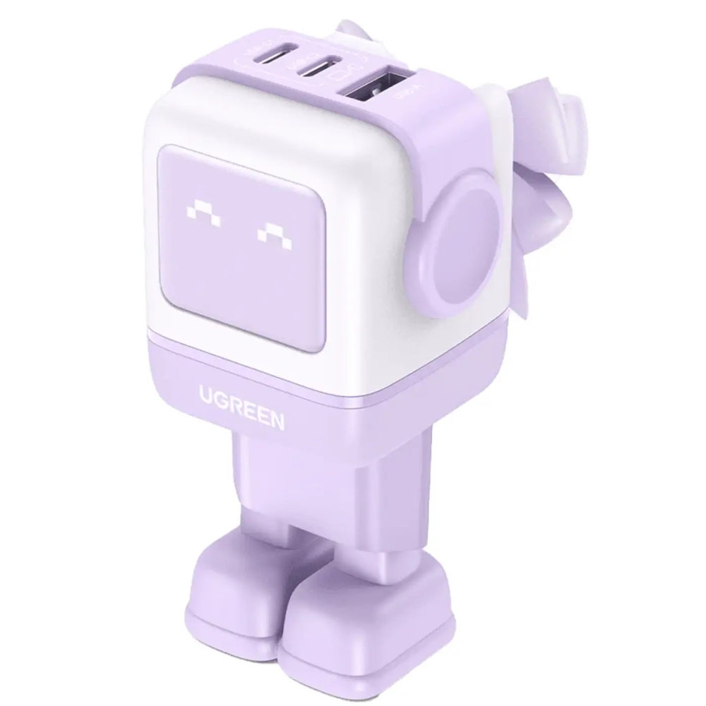 Charger UGREEN CD361 (35291) Nexode Uno RobotGaN, 65W, USB, USB Type-C, Purple