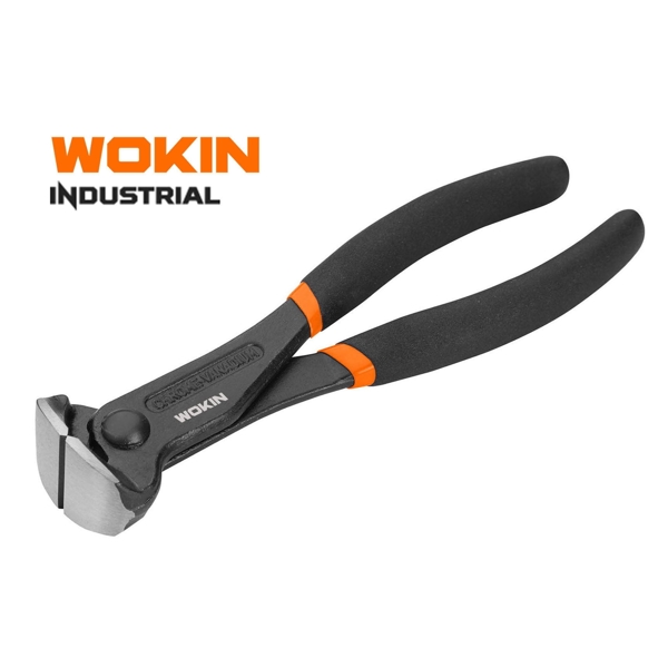 End Cutting Pincer Wokin 102807, 180MM, 7", (INDUSTRIAL), Black