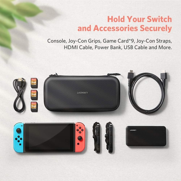 Portable Case for Nintendo Switch UGREEN LP174 (50974), Black