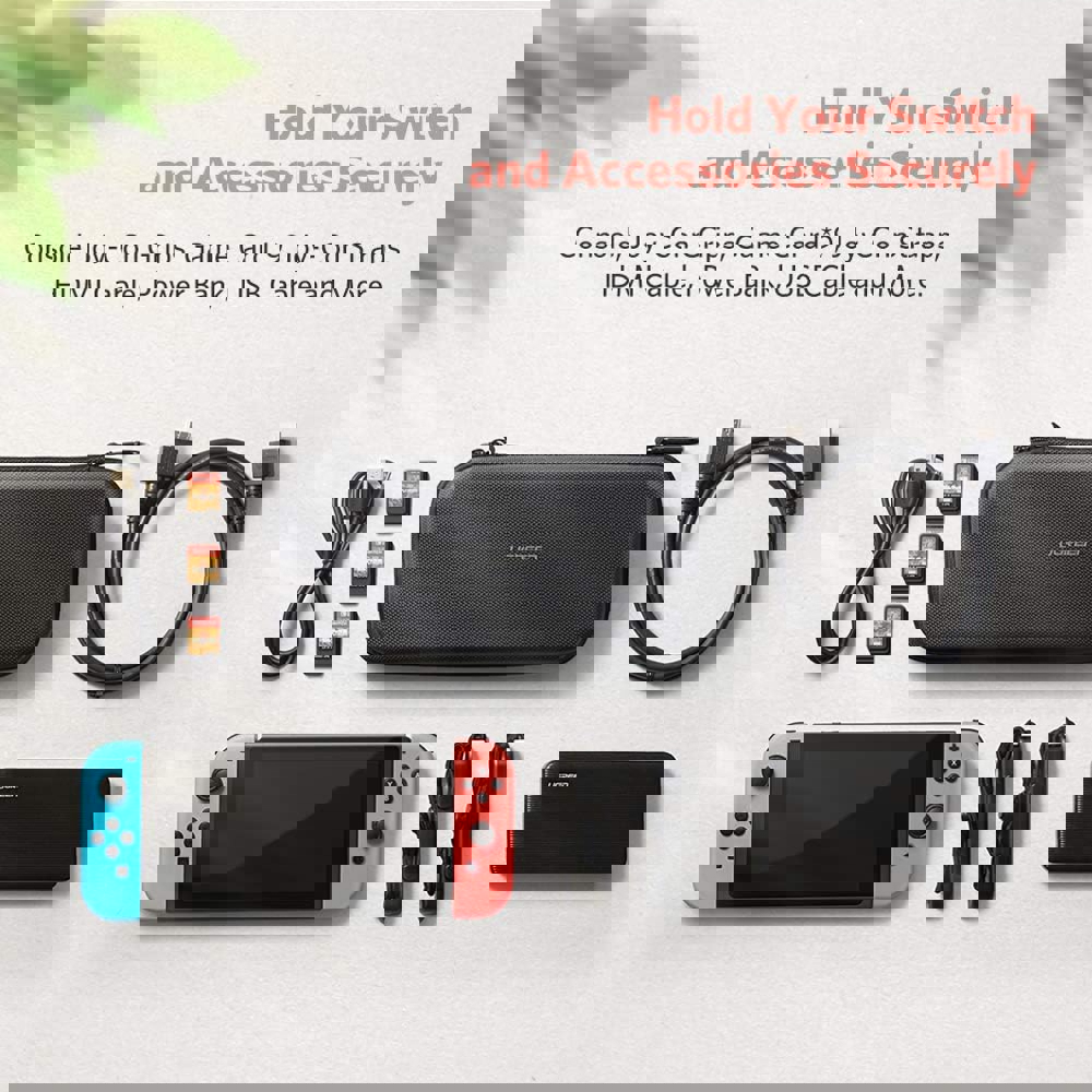 ორგანაიზერი UGREEN LP174 (50974), Portable Case for Nintendo Switch, Black