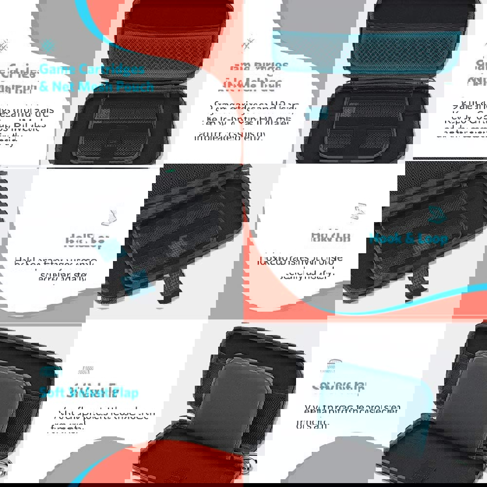 ორგანაიზერი UGREEN LP174 (50974), Portable Case for Nintendo Switch, Black