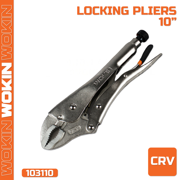 Locking Pliers Wokin 103110, 50MM, 10", (INDUSTRIAL), Silver