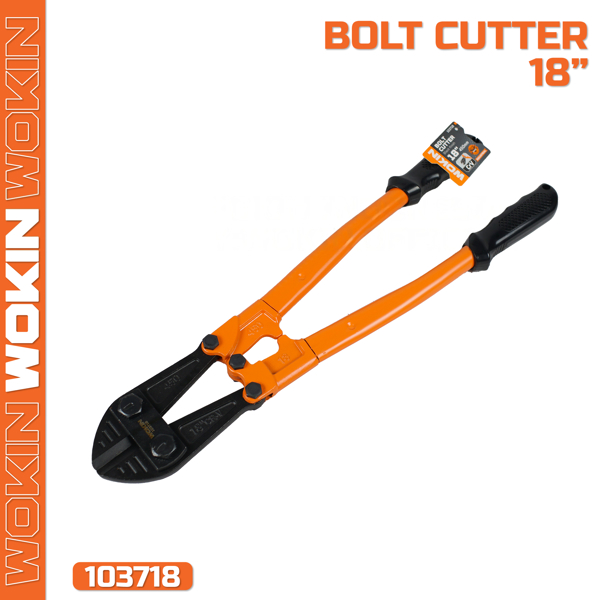 სახრახნისის საჭრელი Wokin 103718, 450MM, 18", Bolt Cutter (INDUSTRIAL), Black/Orange