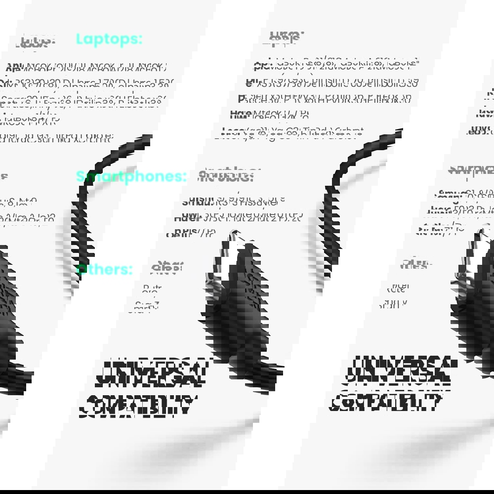 UGREEN CM321 (70610), Type-C 3.0 to 2.5-Inch SATA Converter, 50cm, Black