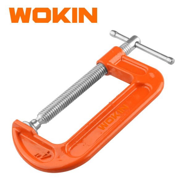 G-Clamp Wokin 106404, 4″, Orange