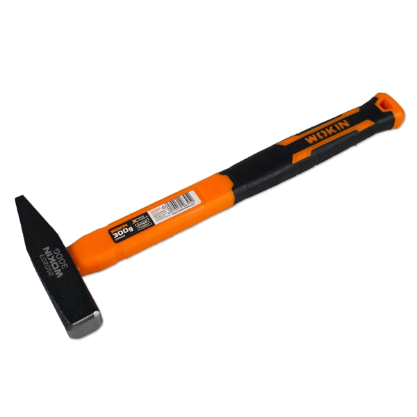 Machinist Hammer, Wokin 250203, 300G, Black/Orange