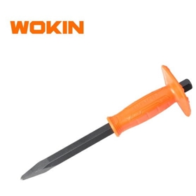 საჭრისი მრგვალი პირით Wokin 255010, 4*16*250mm, Cold Chisel, Black/Orange