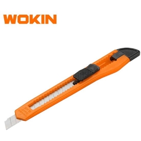 საკანცელარიო დანა Wokin 300009, 9x80mm, Snap-OFF Blade Knife, Orange