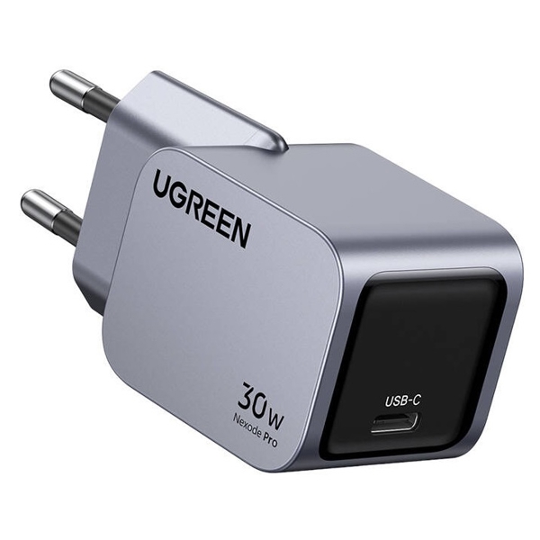 მობილურის დამტენი UGREEN X703 (35006) Nexode Pro, 30W, USB-C, Grey