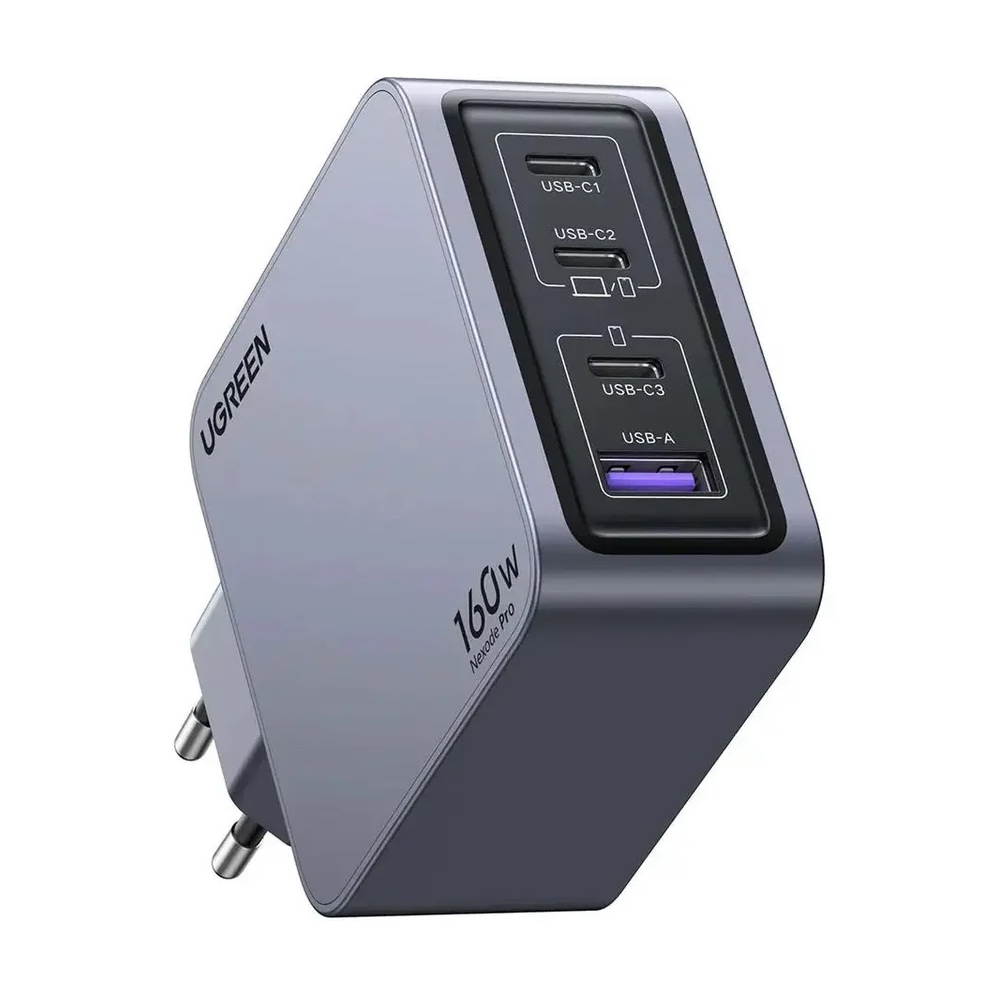 UGREEN X763 (25877) Nexode Pro, 160W, Type-C, USB, Grey