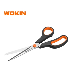 Household Scissors Wokin 303908, 8", Black/Orange