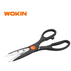 Kitchen Scissors Wokin 304008, 8", Black