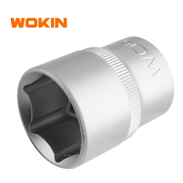 ქანჩის გასაღების პირი Wokin 154523, 1/2″, 23MM, Drive Socket (INDUSTRIAL), Silver