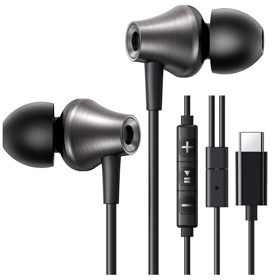 UGREEN EP105 (35754), In-Ear Headphones, Wired, Type-C, Black	