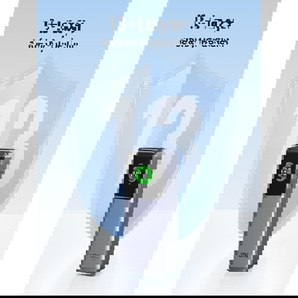 პორტატული დამტენი UGREEN PB722 (35525B) Nexode with Smart Digital Display, 25000mAh 200W, Type-C, USB, Power Bank, Grey