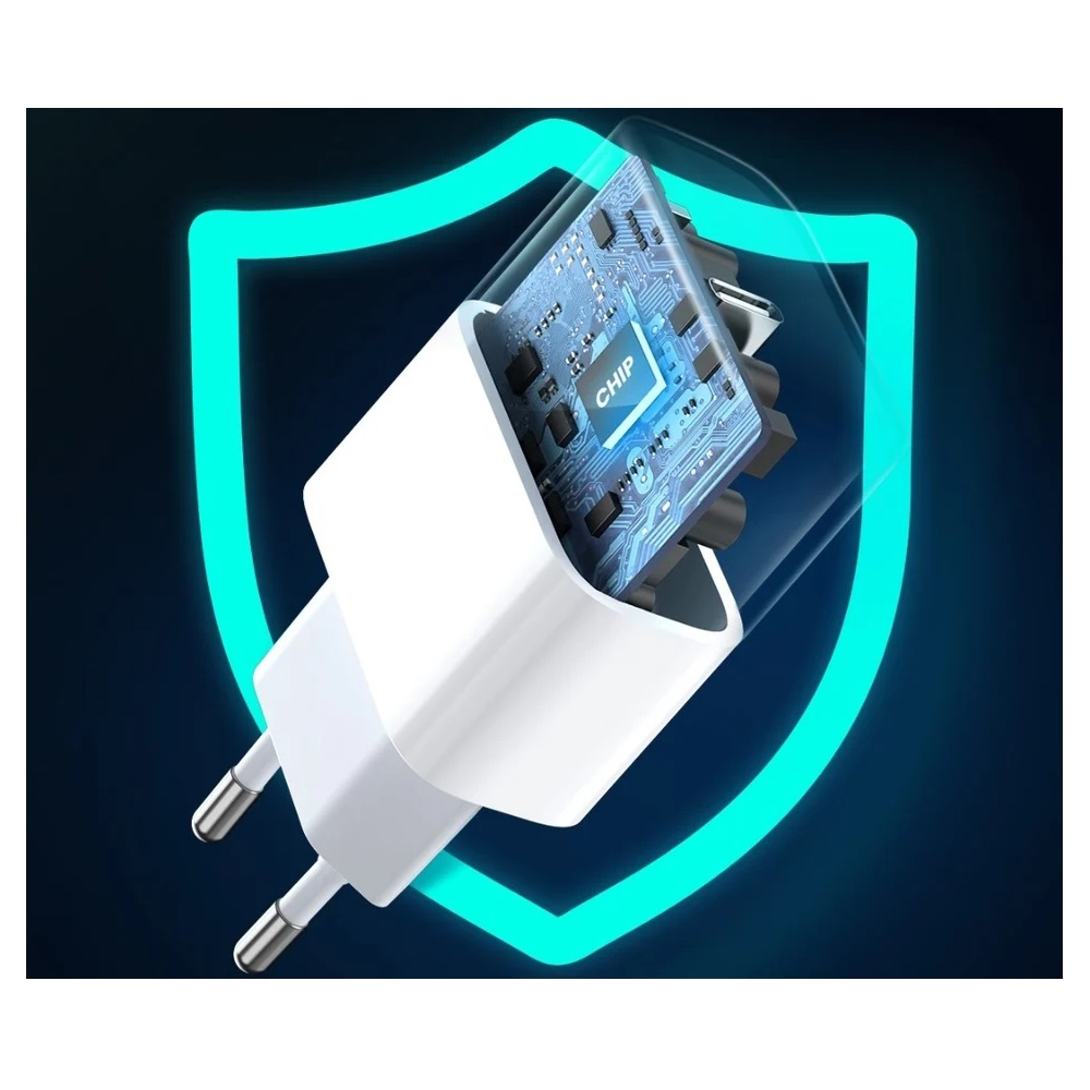 მობილურის დამტენი UGREEN CD137 (50698), 20W, MFI, Type-C, White