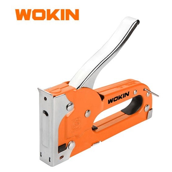 Medium Duty Staple Gun Wokin 217108, 4-8MM, Orange