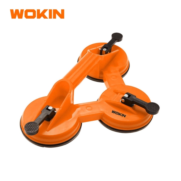 მინის დამჭერი დგუში Wokin 664003, 75Kg, Suction Cup Lifter, Orange