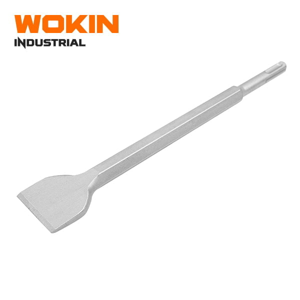 სატეხი ბრტყელი Wokin 752840, SDS-Plus Flat Chisel (INDUSTRIAL), Silver