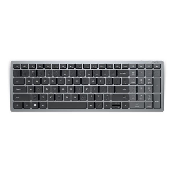 Keyboard Dell KB740, Wireless, Bluetooth, 2.4GHz, Titan Gray