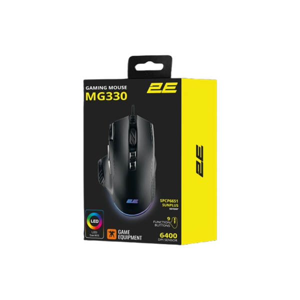 2E Gaming Mouse MG330 RGB USB Black