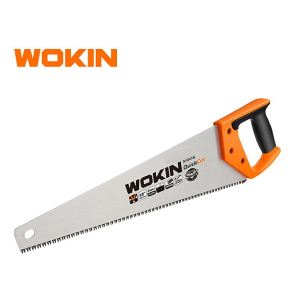 ხელის ხერხი Wokin 310216, 400mm, Hand Saw, Black/Orange