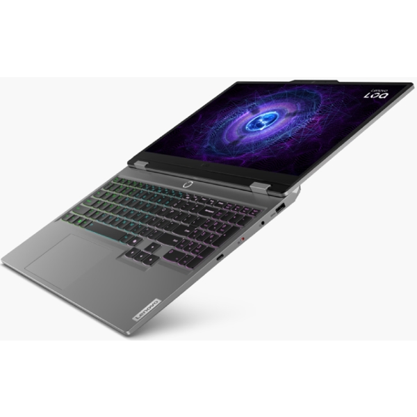 ნოუთბუქი Lenovo 83DV00MRRK LOQ, 15.6", i7-13650HX, 24GB, 1TB SSD, RTX4050 6GB, Luna Grey