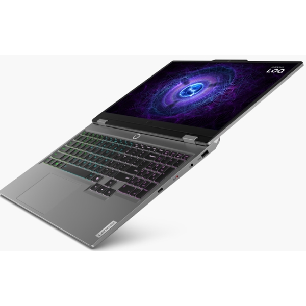 ნოუთბუქი Lenovo 83GS00E6RK LOQ, 15.6", i5-12450HX, 24GB, 512GB SSD, RTX4050 6GB, Grey