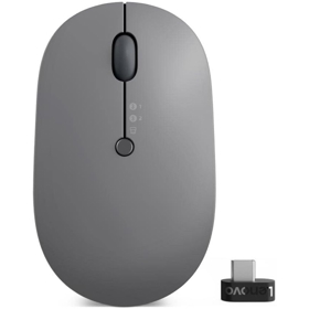 მაუსი Lenovo GY51C21211 Go, Wireless, Bluetooth, USB, Mouse, Grey