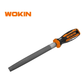 Steel Files Wokin 320108, 8", Black/Orange