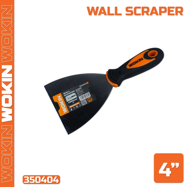 Wall Scraper Wokin 350404, 100mm, (Industrial), Black/Orange