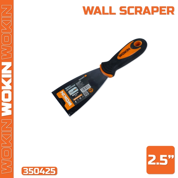 Wall Scraper Wokin 350425, 60mm, (Industrial), Black/Orange