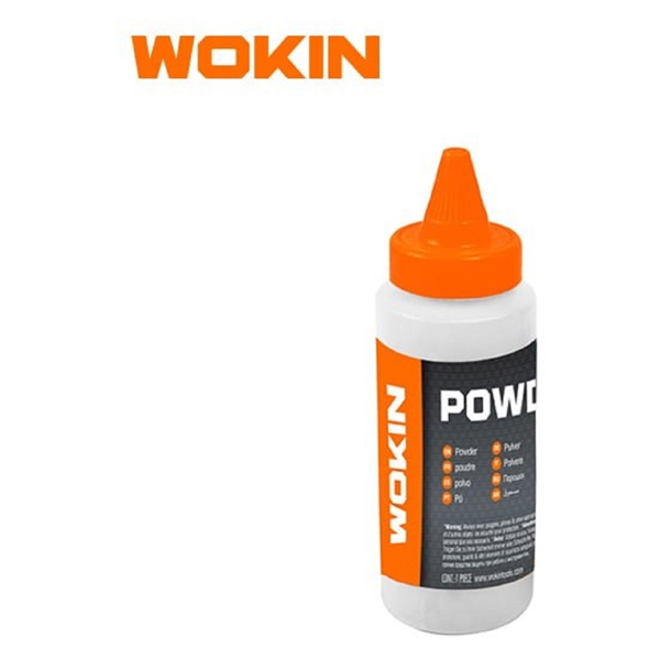 სამღებრო ძაფის ლურჯი ფერი Wokin 359308, 225G, Chalk Powder, Red