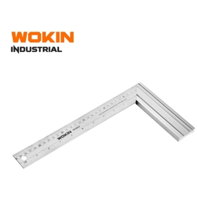 გონიო Wokin 501612, 300mm, 12″, Aluminum Steel Angle Square (Industrial), Silver