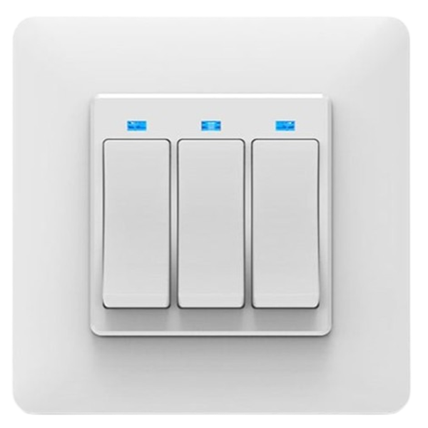 ჭკვიანი ჩამრთველი Moes WS-Y-EU3-WH-MS, Smart Light Switch Panel, White