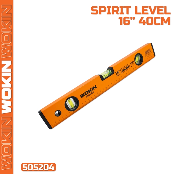 თარაზო Wokin 505204, 40cm, 16", Spirit Level, Orange