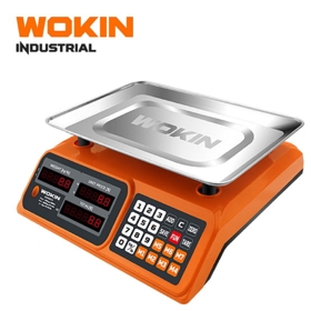 ინდუსტრიული სასწორი Wokin 506704, 40Kg, Digital Commercial Price Scale, Orange