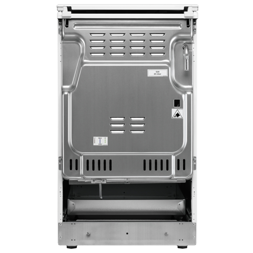 გაზქურა Electrolux LKK560222X, 4Gas, Oven, Black/Silver