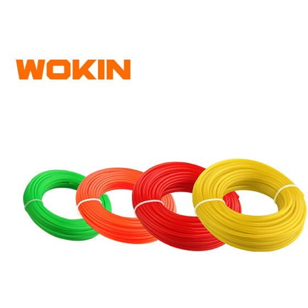 ტრიმერის ძუა Wokin 578706, 2.7mmx15m, Trimmer Line, Red