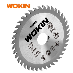 Tct Saw Blade Wokin 761343, 115mm, Silver