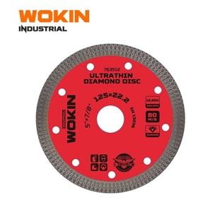 Ultrathin Diamond Disc Wokin 763511, 115×22.2mm, (INDUSTRIAL), Red