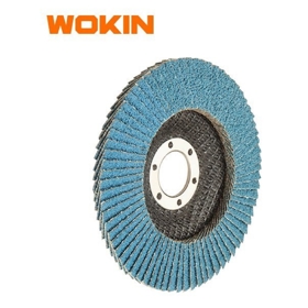 Zirconia Oxide Flap Disc Wokin 775806, 115×22.2mm, Blue